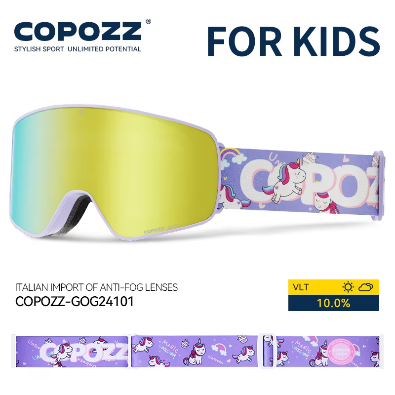Winter Clothing Layers - COPOZZ 磁気子供用冬スキーゴーグル 2 s クイックチェンジ二重層スキーアイウェア防曇スノーボードゴーグル子供用