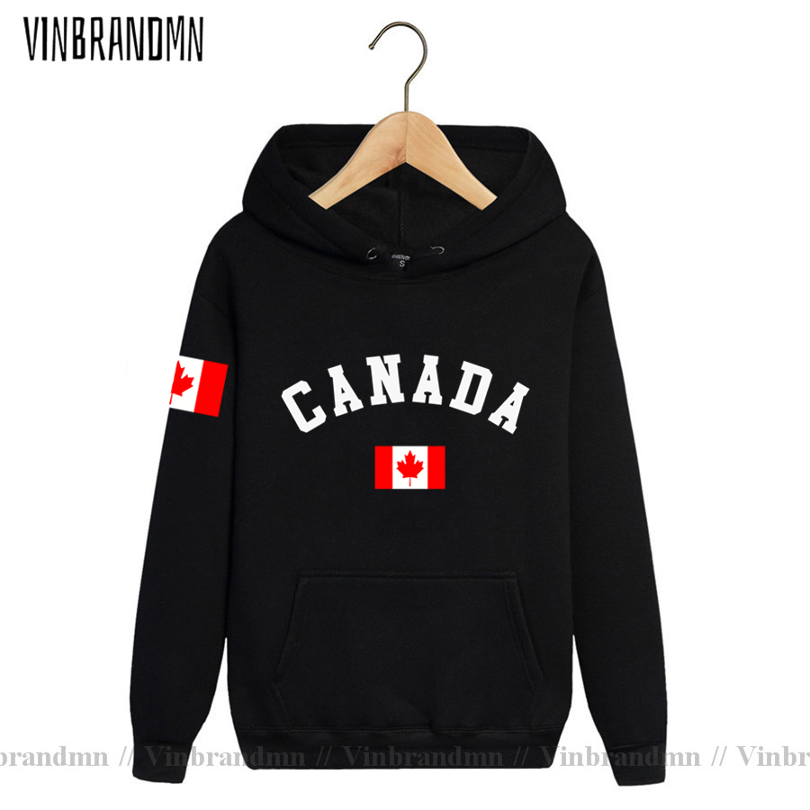 Winter Clothing Brands In Canada - カナダ国旗男性女性トレーナー人気の高品質北米ヒップホップカジュアルストリートフード付きトレーナーブランド服