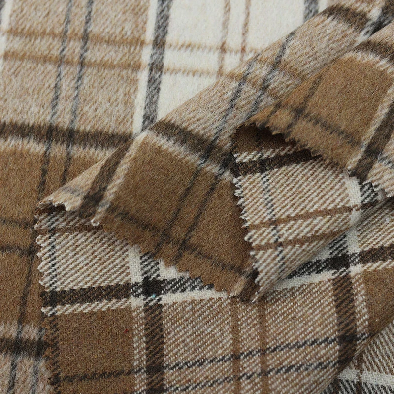 Winter Clothing Women'S - 100 × 148 センチメートルソフト厚いヴィンテージウールチェック柄生地 DIY ジャケットコートドレススーツ素材男性女性秋冬衣料品