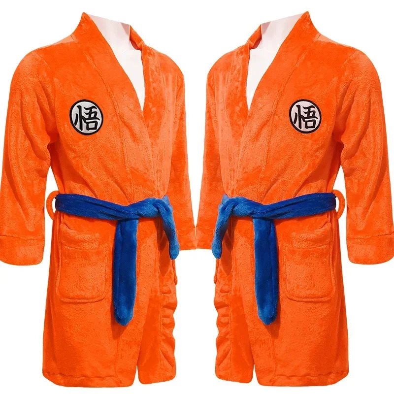Winter Clothing Women'S - 25COS アニメドラゴン孫悟空カカロットコスプレ衣装ジャンプスーツ着ぐるみパジャマ冬フランネル成人男性女性服