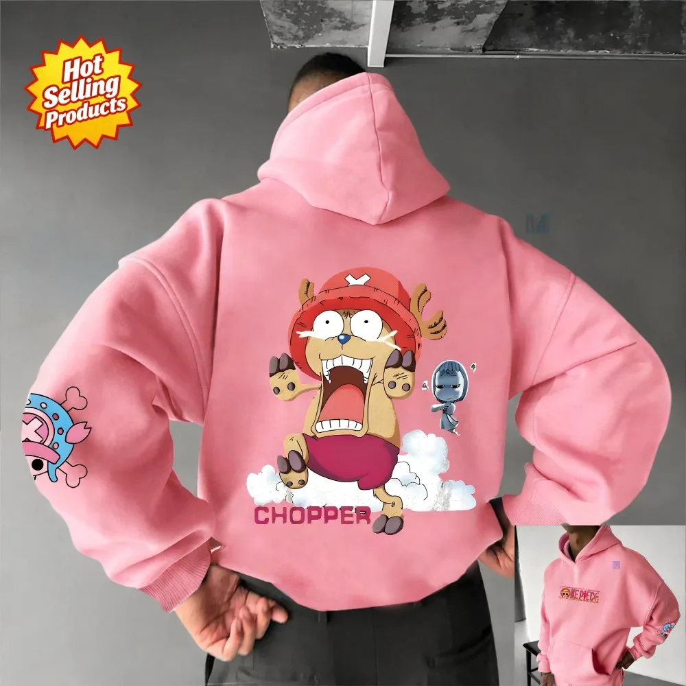 Winter Clothing In Japan - ワンピースパーカー トニートニーチョッパー 新しいスウェットシャツ男性女性綿特大ルーズフィット快適ストリートウェアユニセックス秋冬