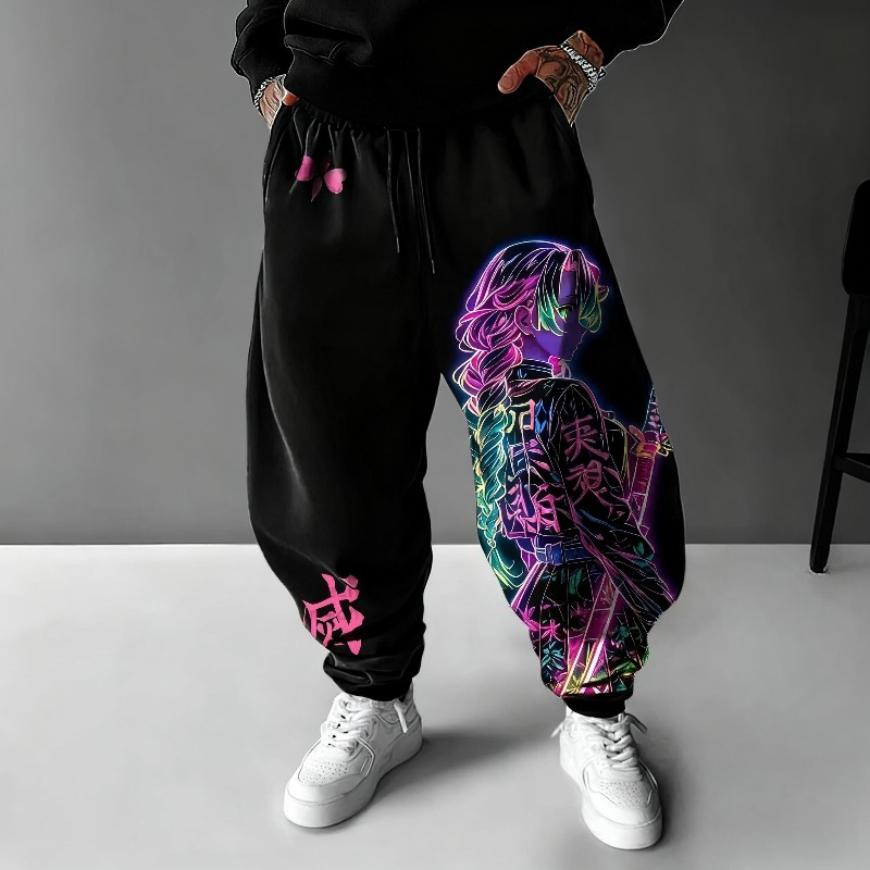 鬼滅の刃アニメーション新しいメンズとレディースのスウェットパ - Winter Clothing In Japan のレビューと価格