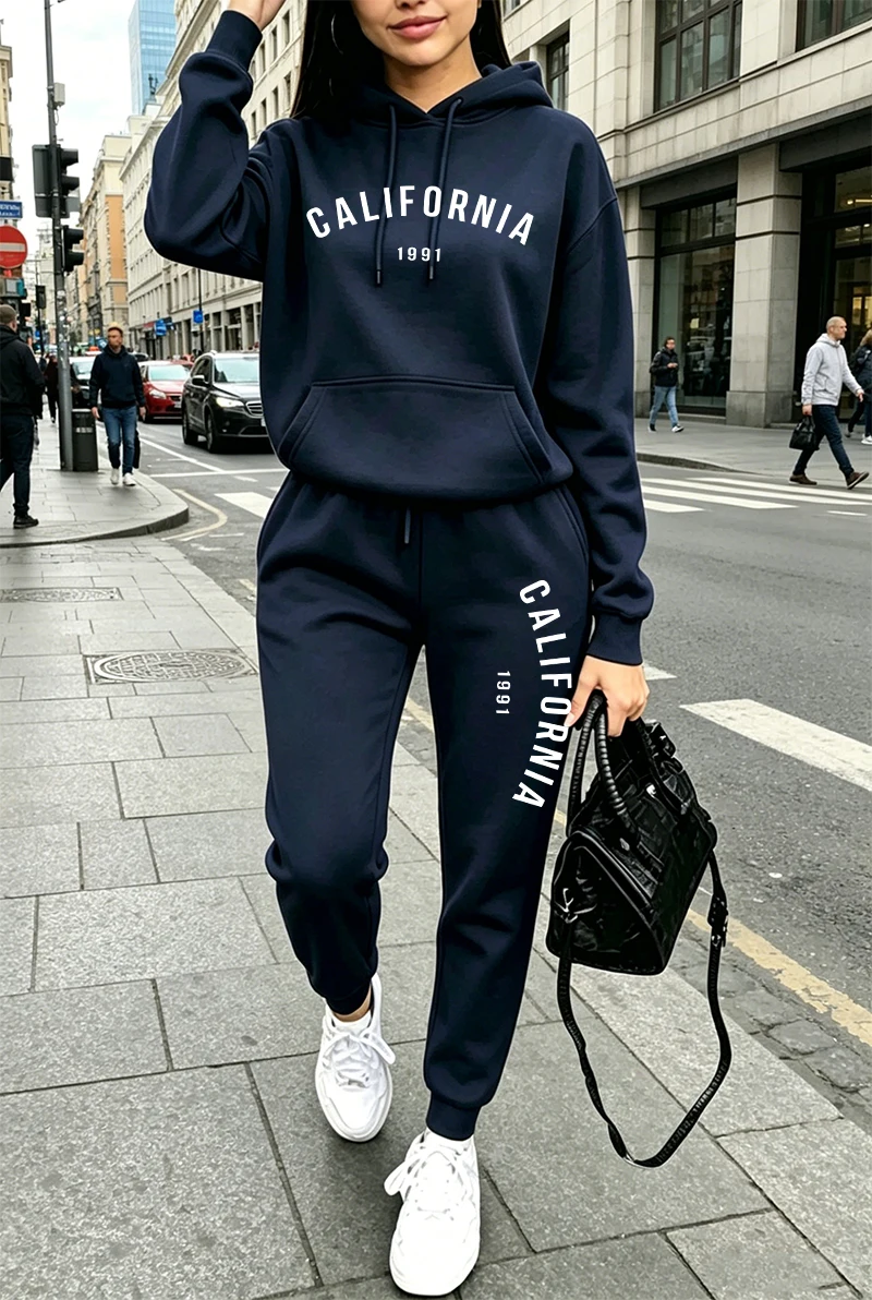 ホットセール レディース トラックスーツ プリント入り カジ - Winter Clothing Women'S のレビューと価格