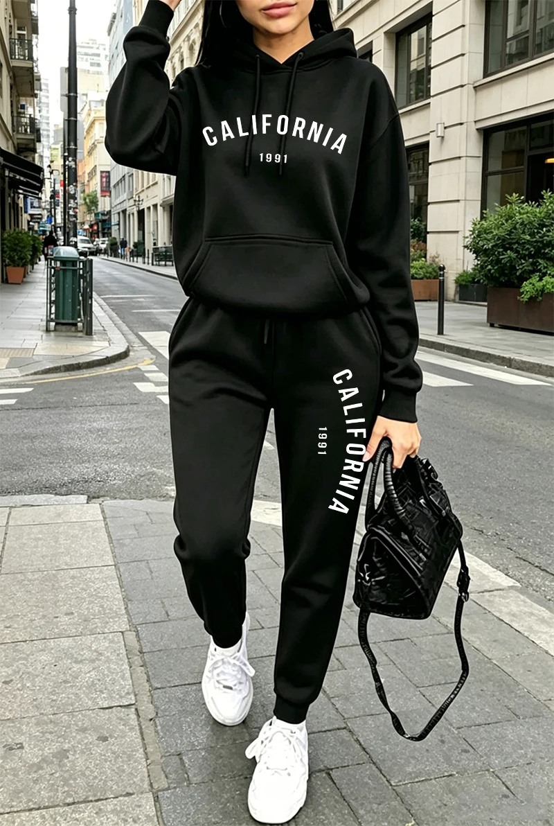 ホットセール レディース トラックスーツ プリント入り カジ - Winter Clothing Women'S のレビューと価格