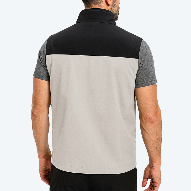 メンズ軽量ソフトシェルベスト ジッパーポケット付き 防風 ノ - Winter Clothing Essentials のレビューと価格