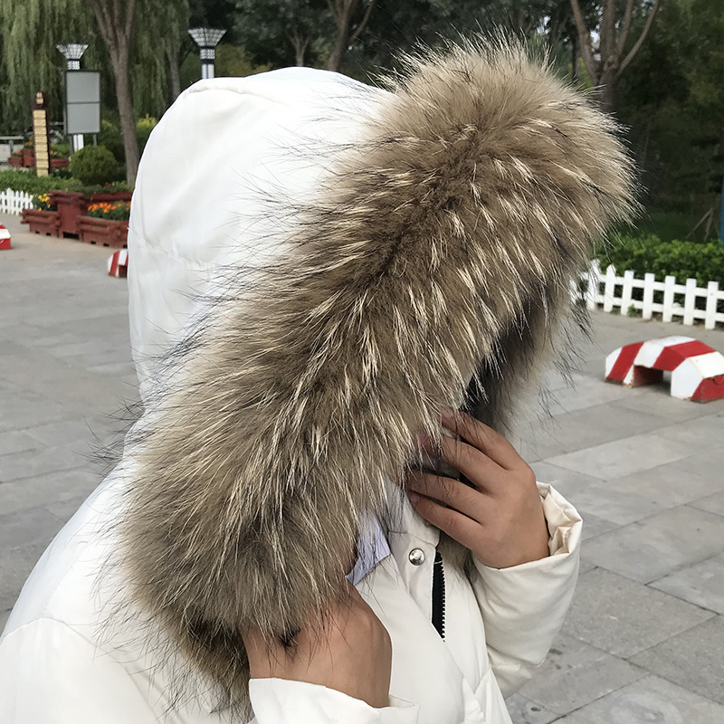 女性用の本物の毛皮の襟,冬用の女性用コートパーカー,アライグ - Winter Clothing Essentials のレビューと価格
