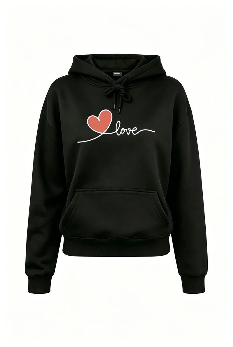 レディーストラックスーツプリントカジュアル長袖フーディスウェ - Winter Clothing Women'S のレビューと価格
