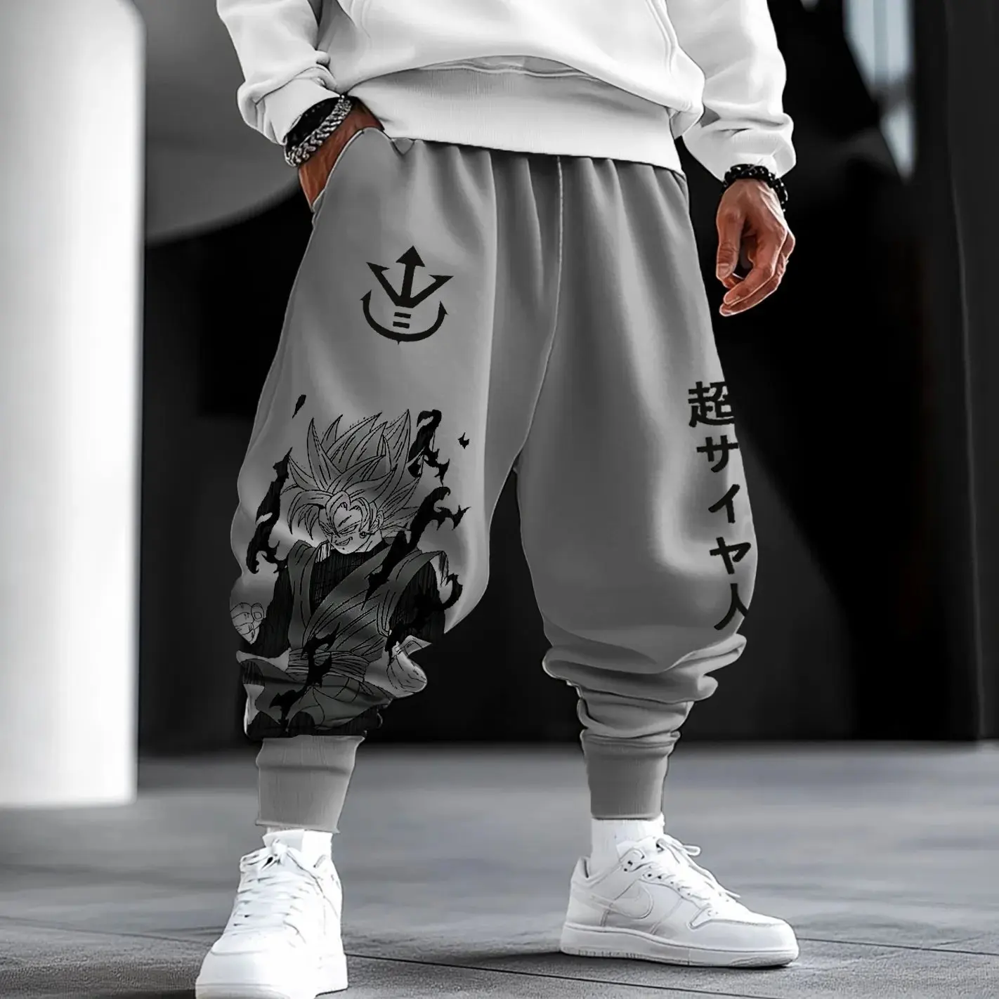 新しい秋冬 Y2k ドラゴンボール Z メンズスポーツパンツ - Winter Clothing In Japan のレビューと価格