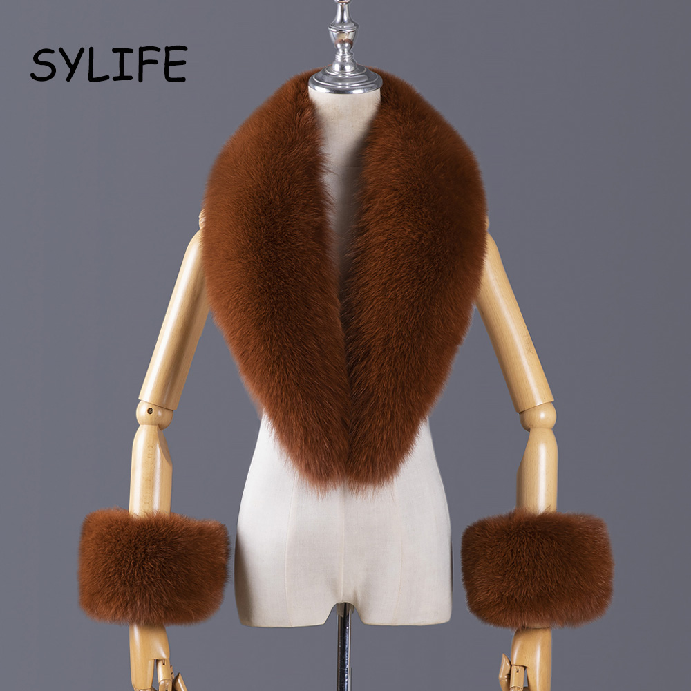 2025年 本物の狐の毛皮の襟 冬 レディース 高級毛皮スカ - Winter Clothing Essentials のレビューと価格