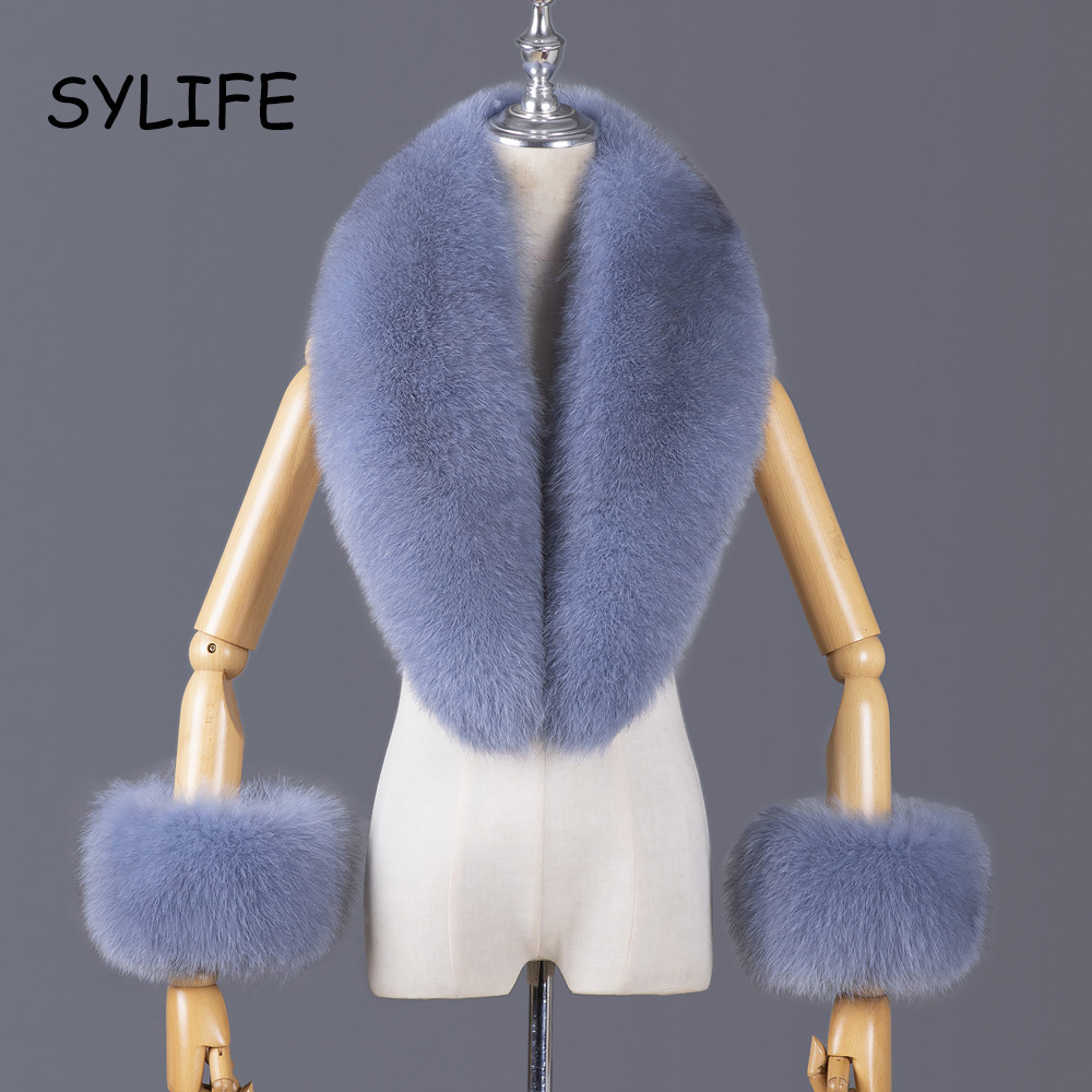 2025年 本物の狐の毛皮の襟 冬 レディース 高級毛皮スカ - Winter Clothing Essentials のレビューと価格