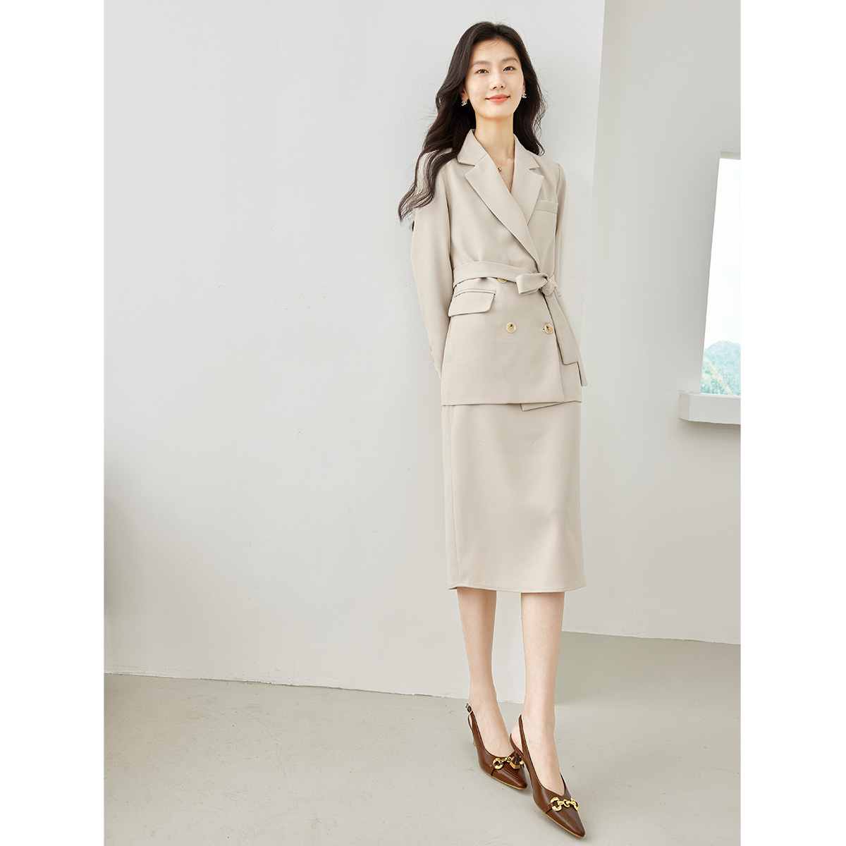 VIMLY レディース ツーピースセット 2026 秋 ブレ - Winter Clothing Line のレビューと価格